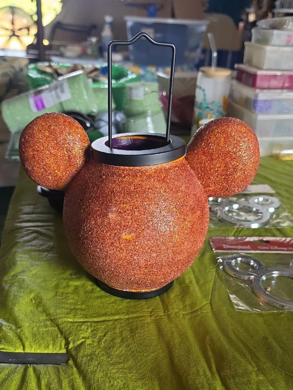 Disney glittered mickey